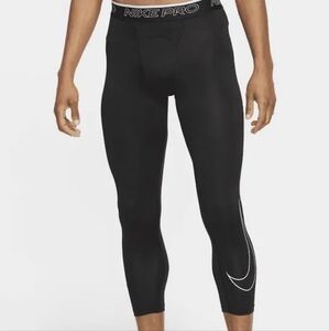 Men's Nike Pro Dri-fit 3/4 Training Tights
